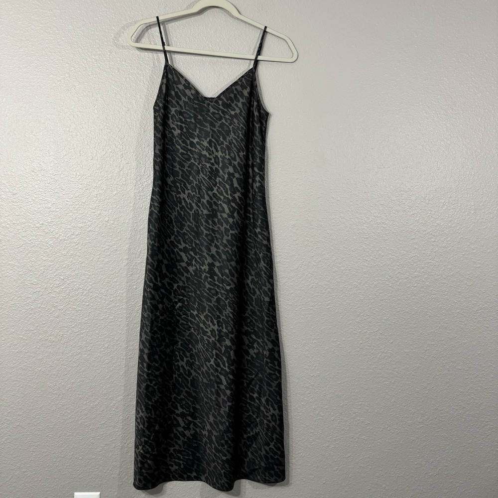 Allsaints Slip Dress Women's‎ Size XS  Leopard Tierny Coni 90s Midi Y2K